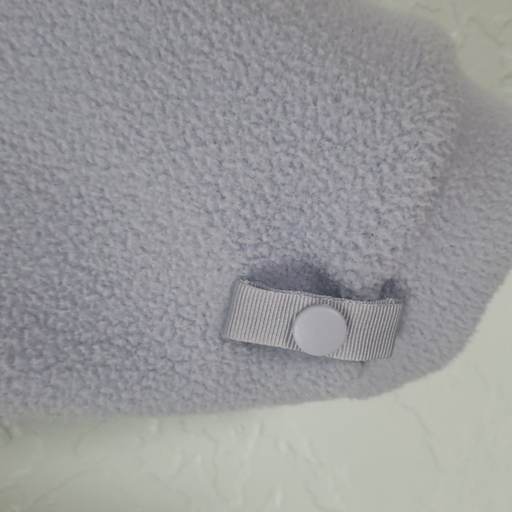 The North Face powder blue full zip- fleece - Picture 6 of 8